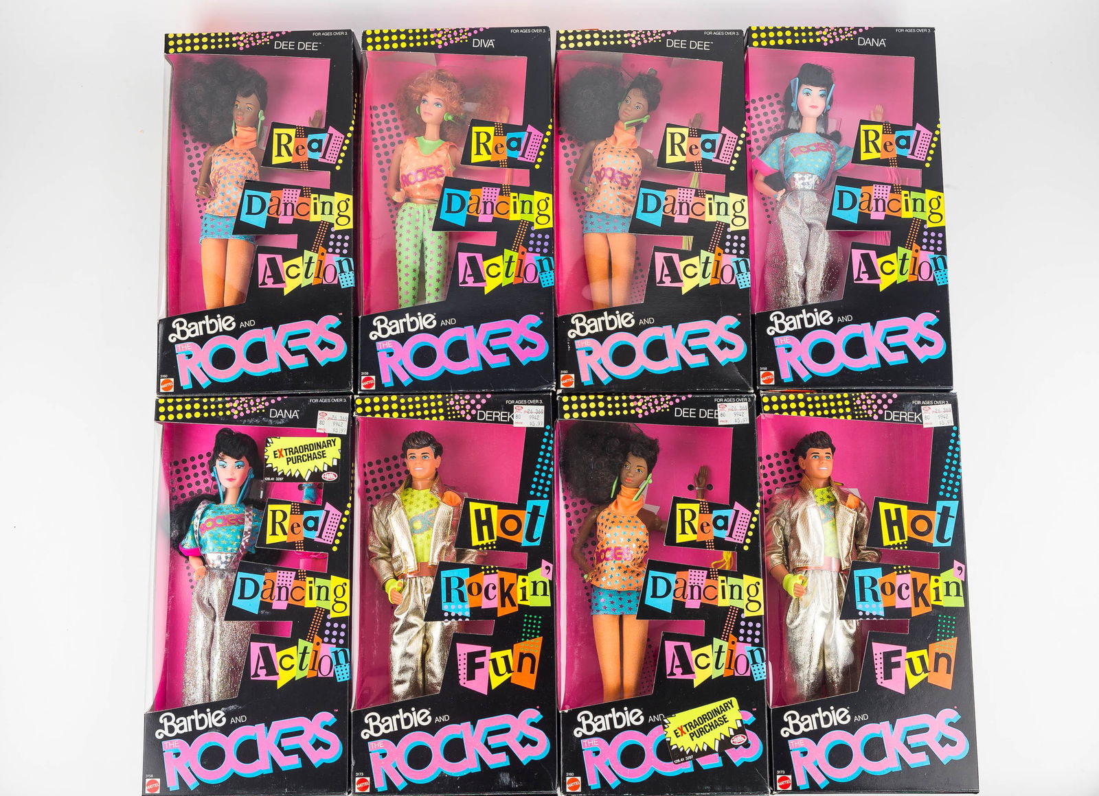 Collection of Barbie Rocks Figures 1986 (1 of 3)