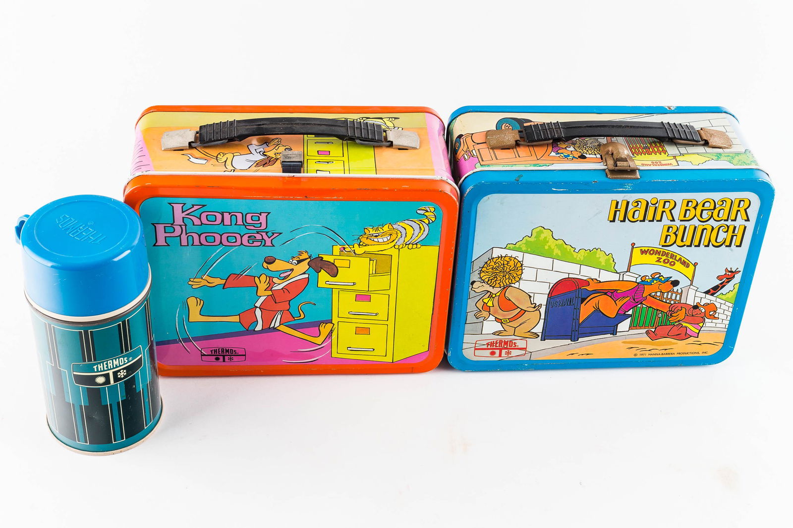 Hong Kong Phooey and Hair Bear Lunch Boxes 70s (1 of 3)