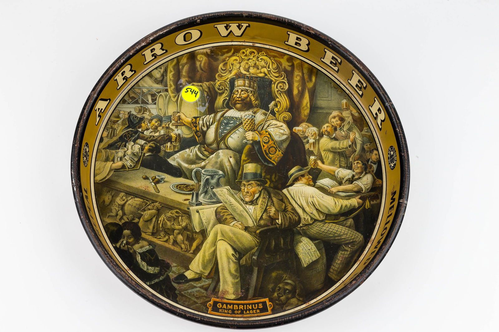 Vintage Arrow Beer Advertising Tray (1 of 2)