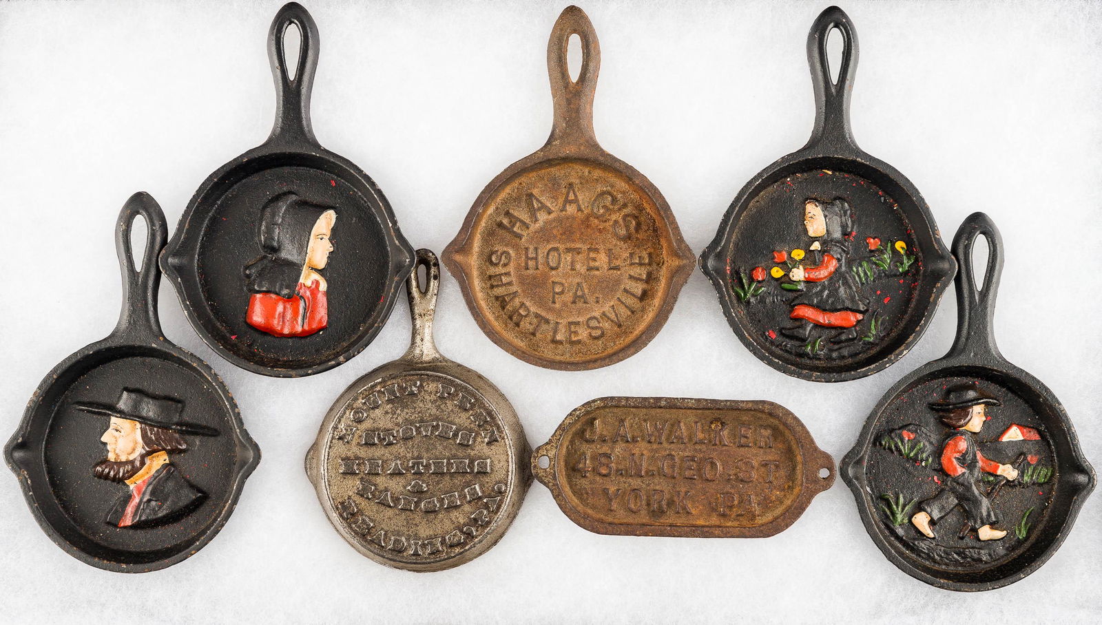 Miniature Cast Iron Advertising Pieces (1 of 1)