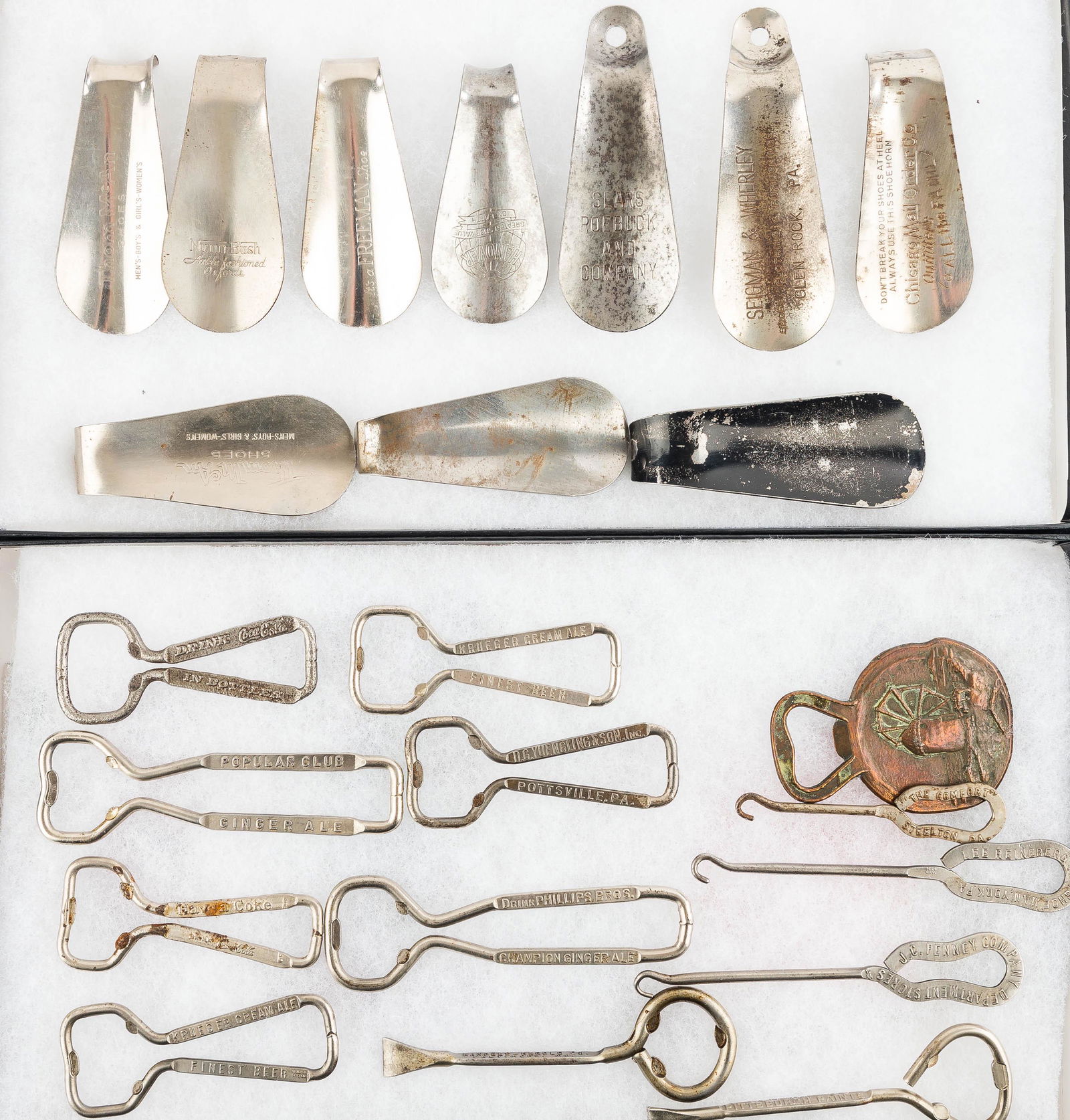 Advertising Bottle Openers and Shoehorns (2 Trays) (1 of 3)
