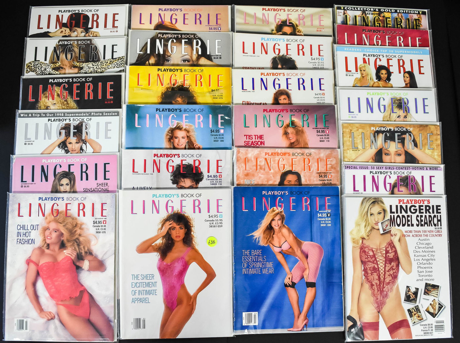 Playboys Book of Lingerie (25): 25 Books of Lingerie from late 80s to late 90s