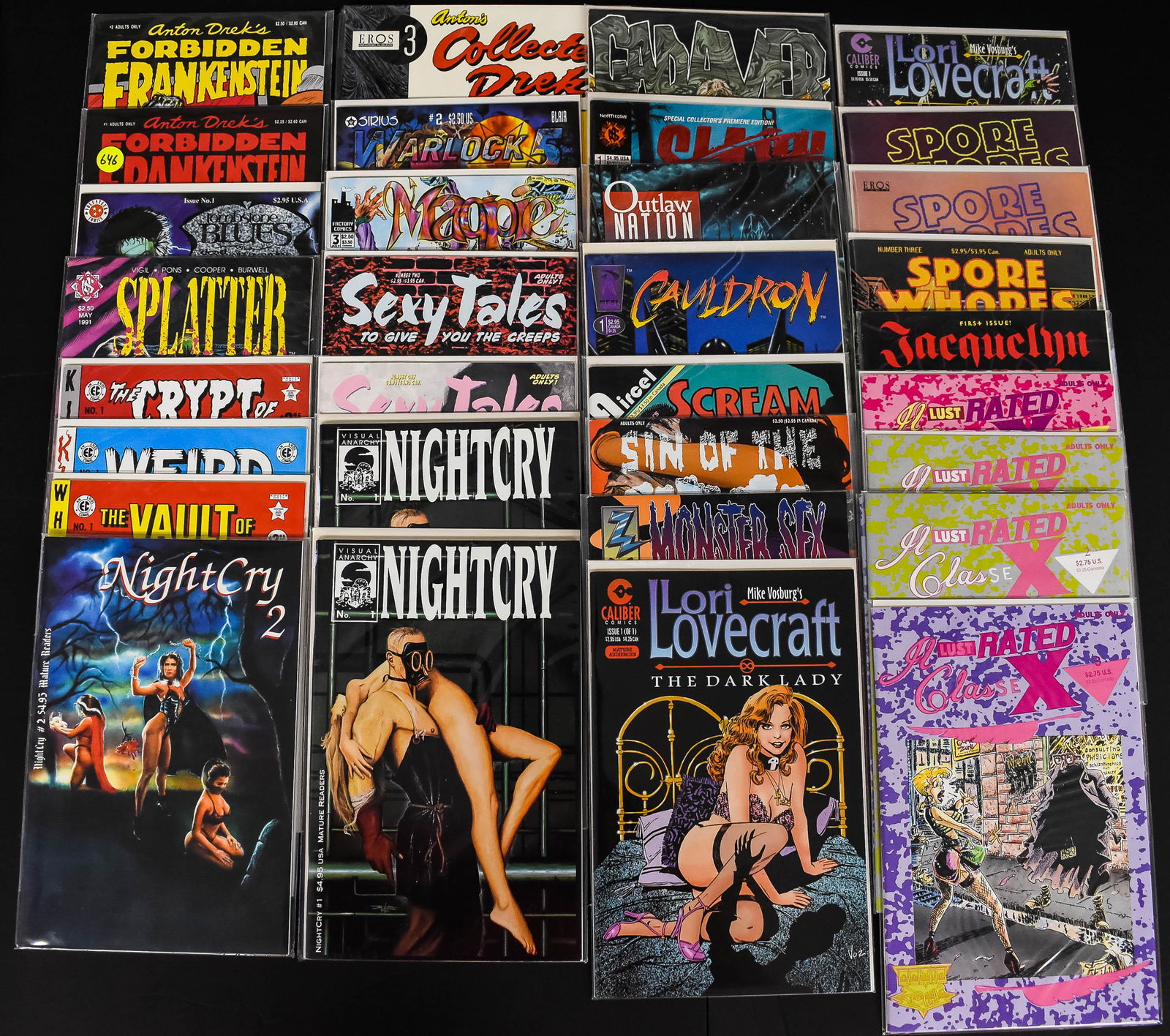 Monster Theme Adult Comics (Approx 30) (1 of 2)
