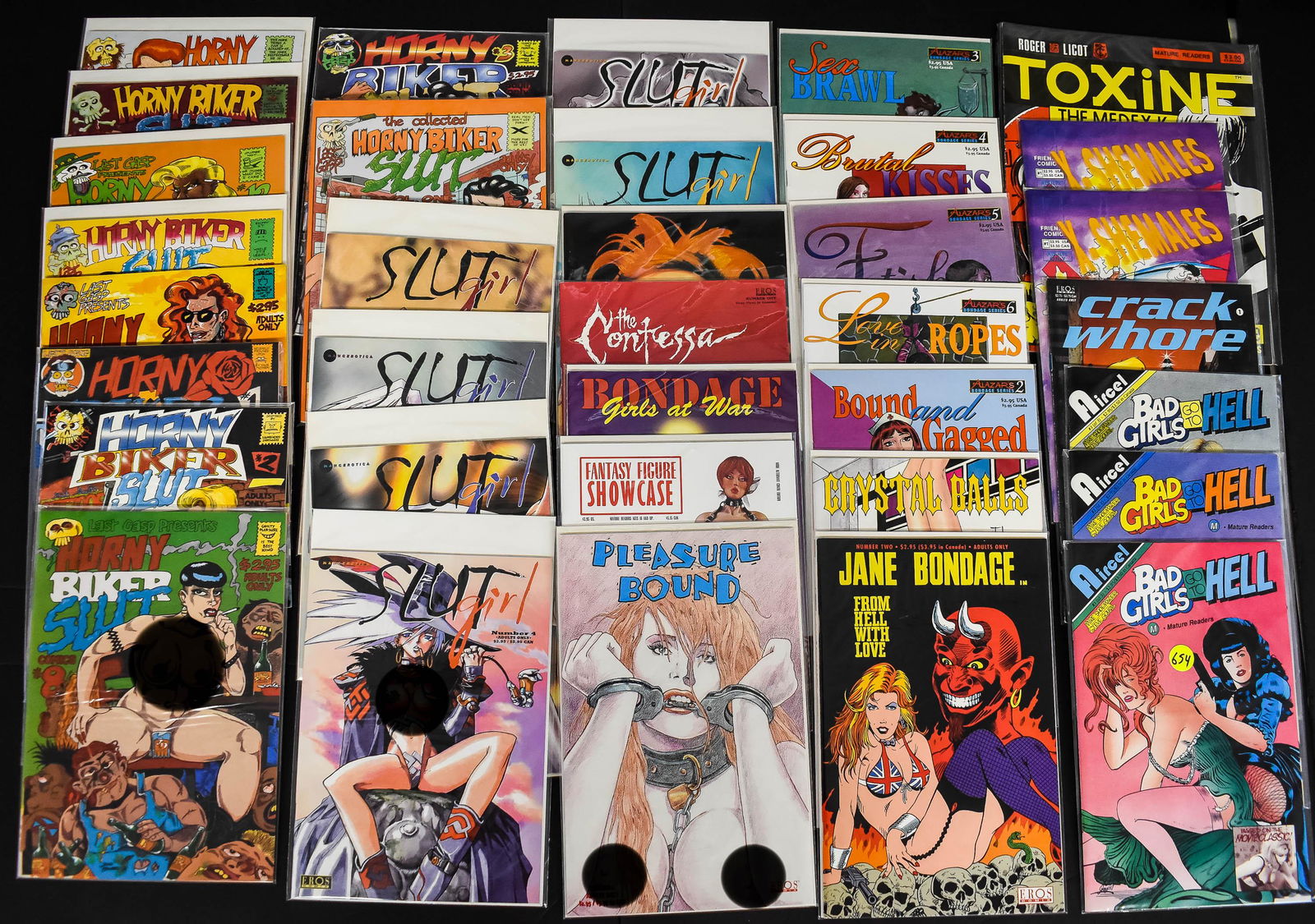 Adult Comics Bondage And Bikers (Approx 35) (1 of 2)