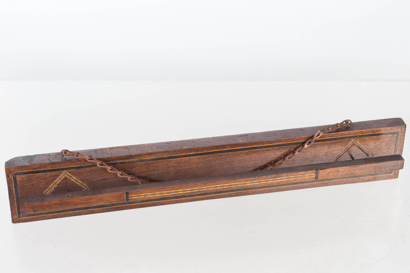 Edwardian Inlaid Mahogany Tie Rack (1 of 4)