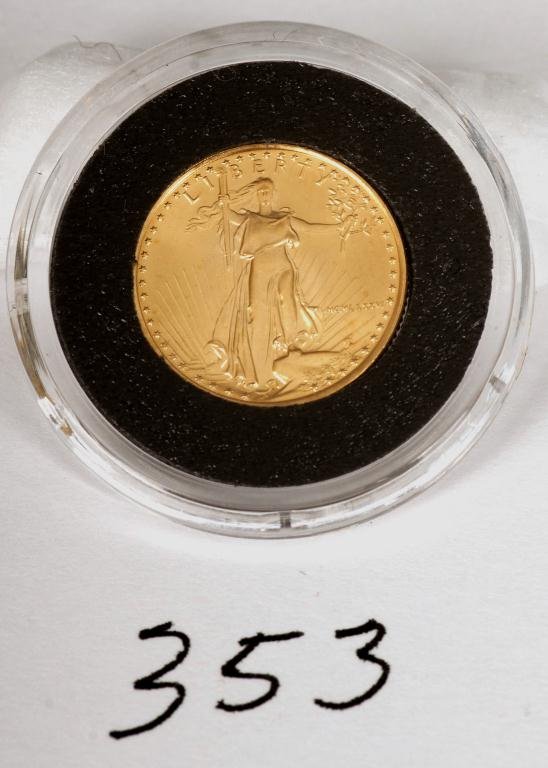 Coins - Gold Eagle: $5. gold Eagle 1/10 oz .9167 fine gold