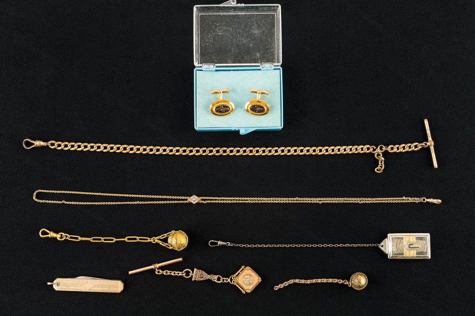 Watch Fobs and GF Jewelry Grouping (1 of 8)