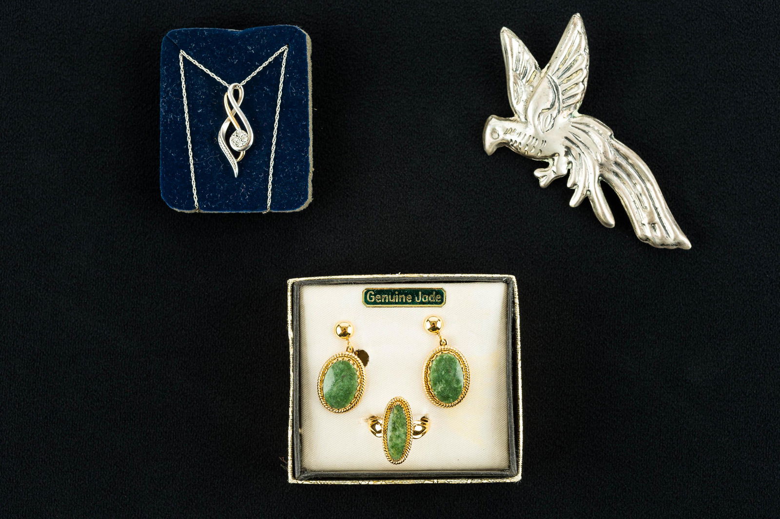 Sterling, Gold and Jade Jewelry (1 of 7)