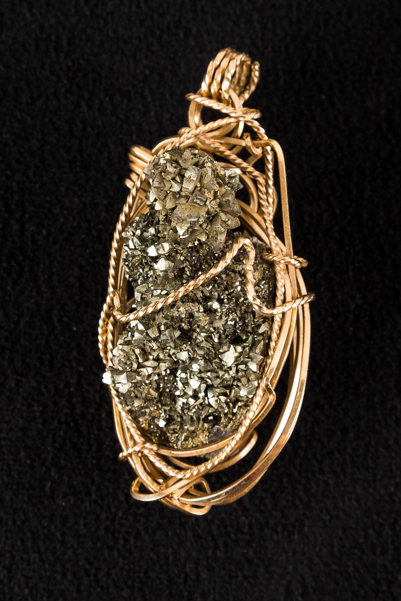 Vintage Pyrite Pendant (1 of 2)