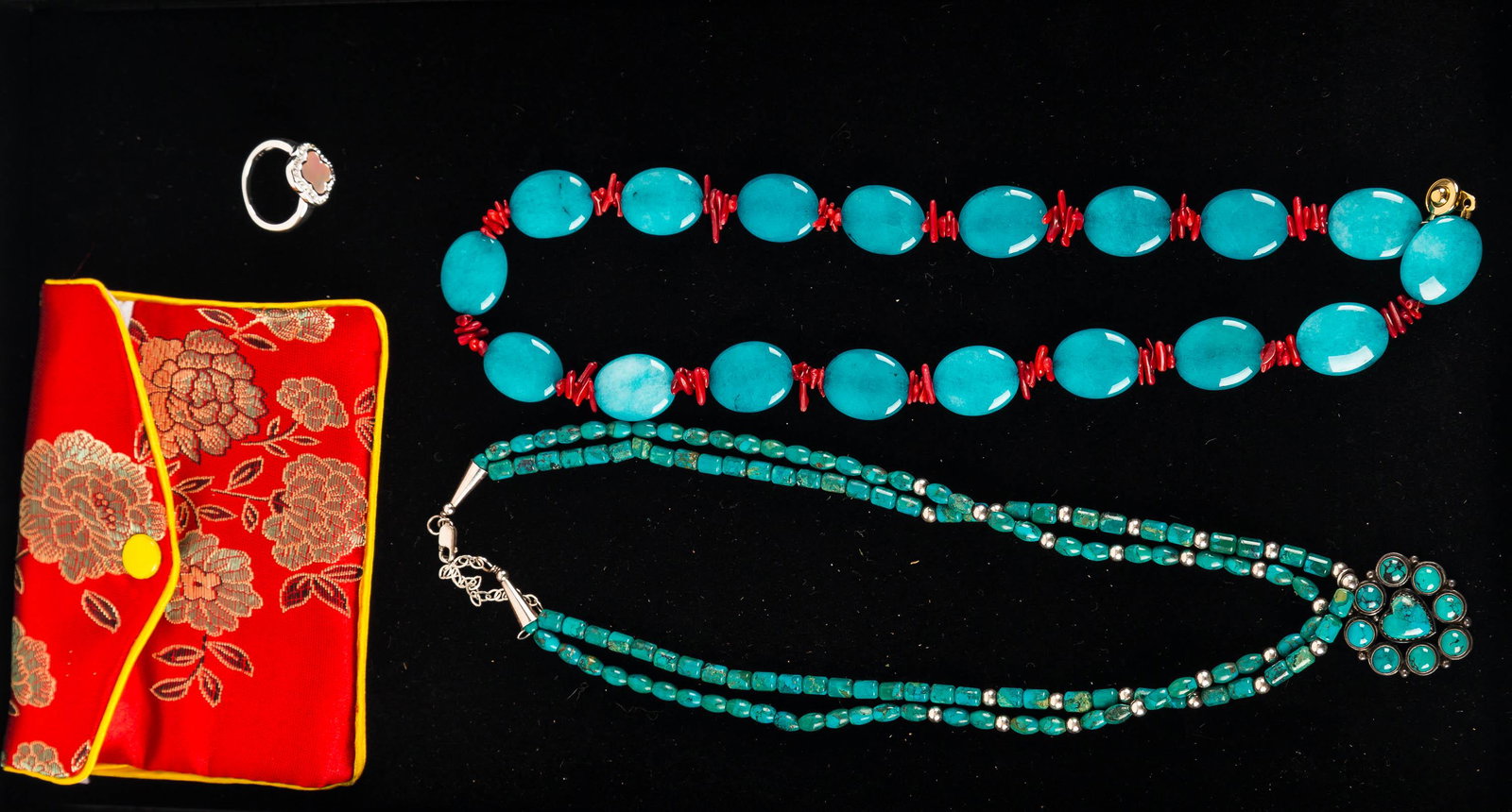 Sterling Turquoise Necklace and More (1 of 3)
