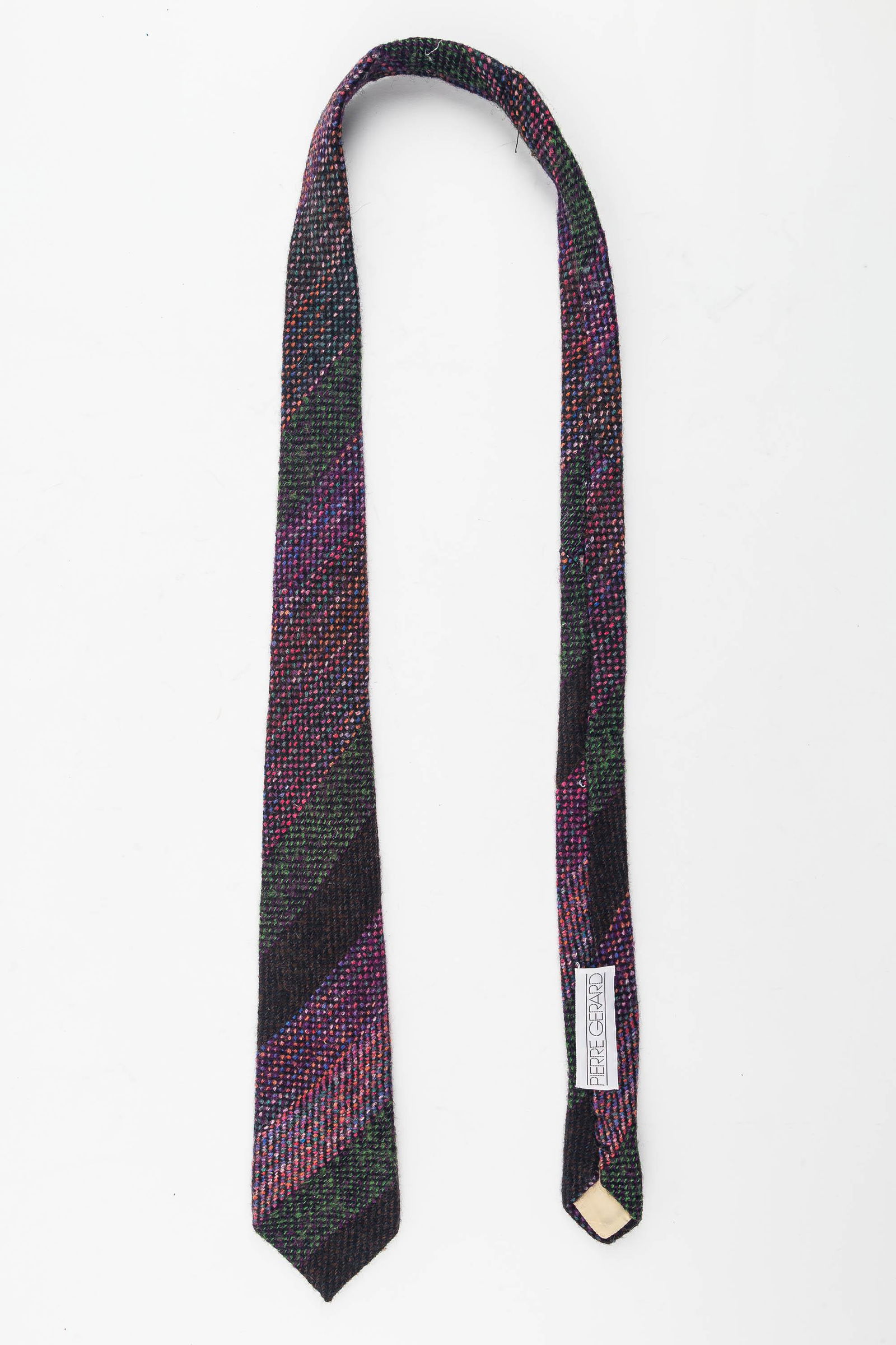 Missoni Orange Label Vintage Tie: Missoni orange label pure wool hand-stitched Missoni design necktie.