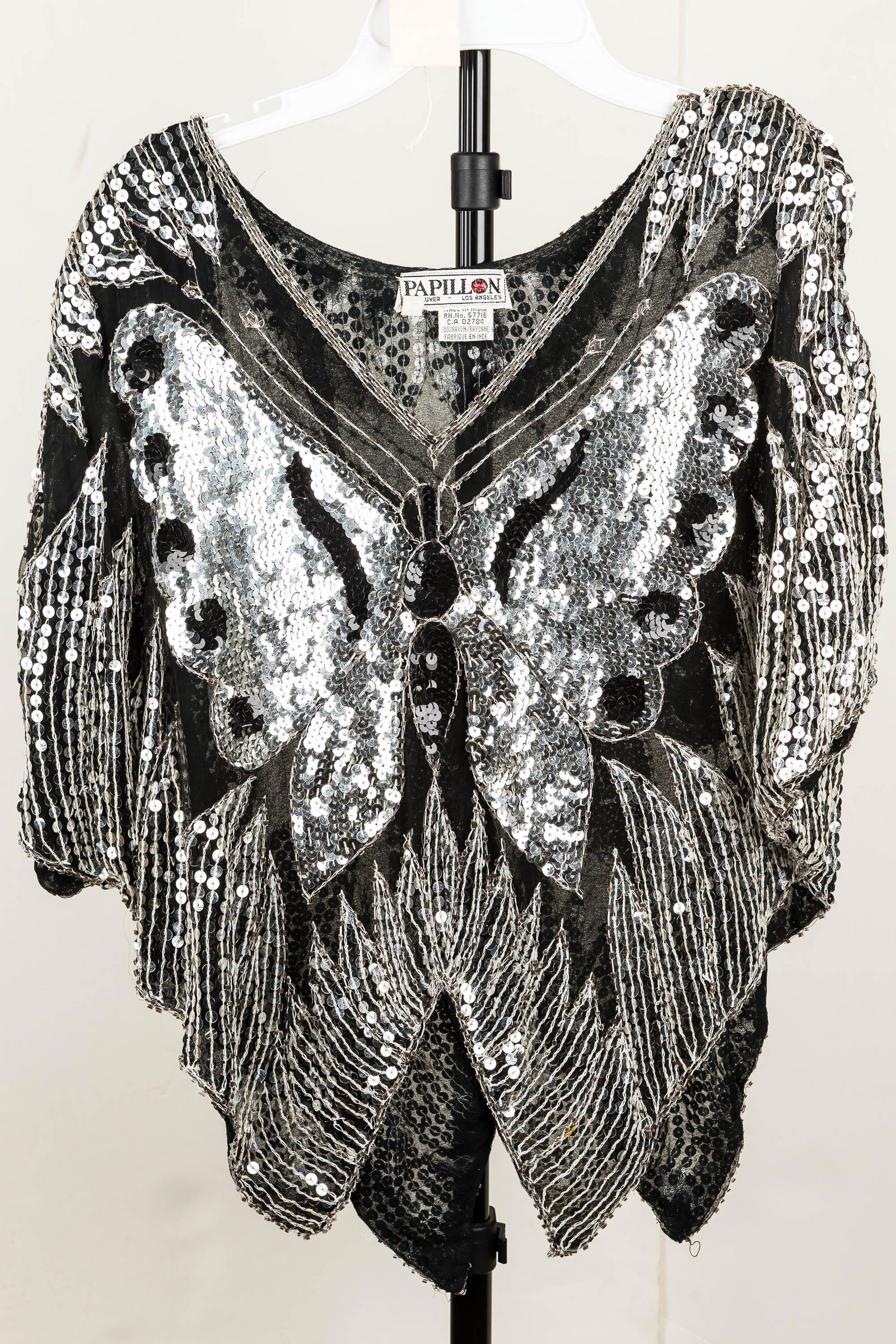 Vintage Sequin Butterfly Top (1 of 4)
