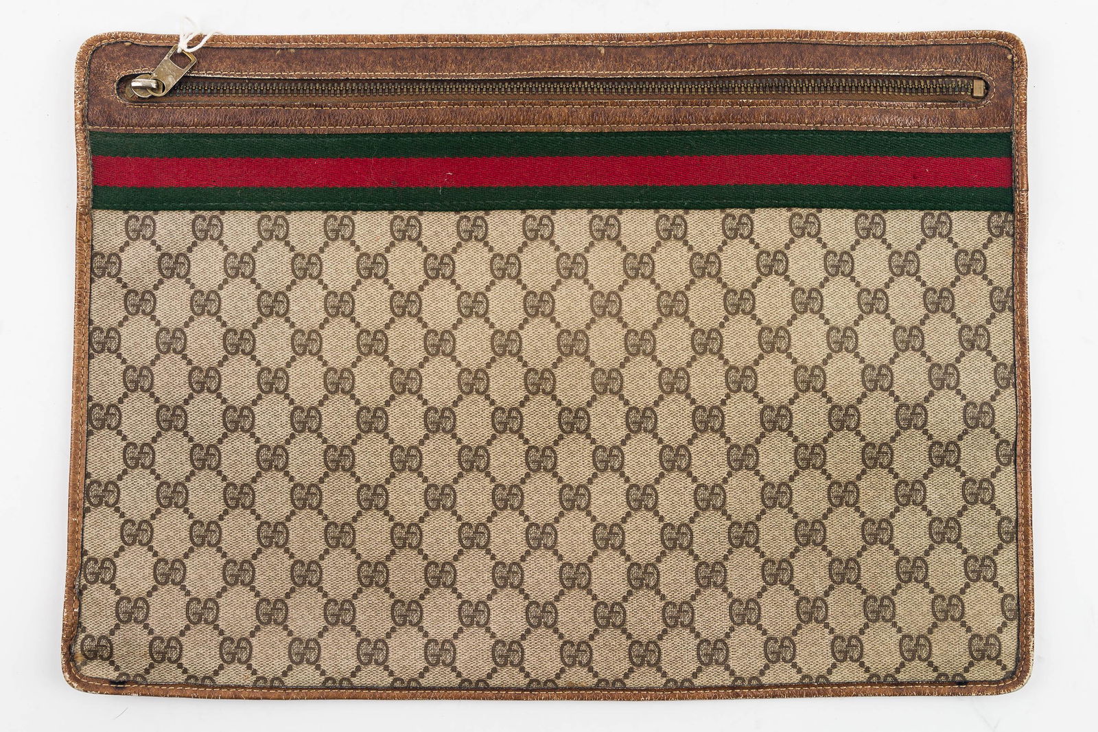 Gucci Vintage Logo Clutch / Attache (1 of 3)
