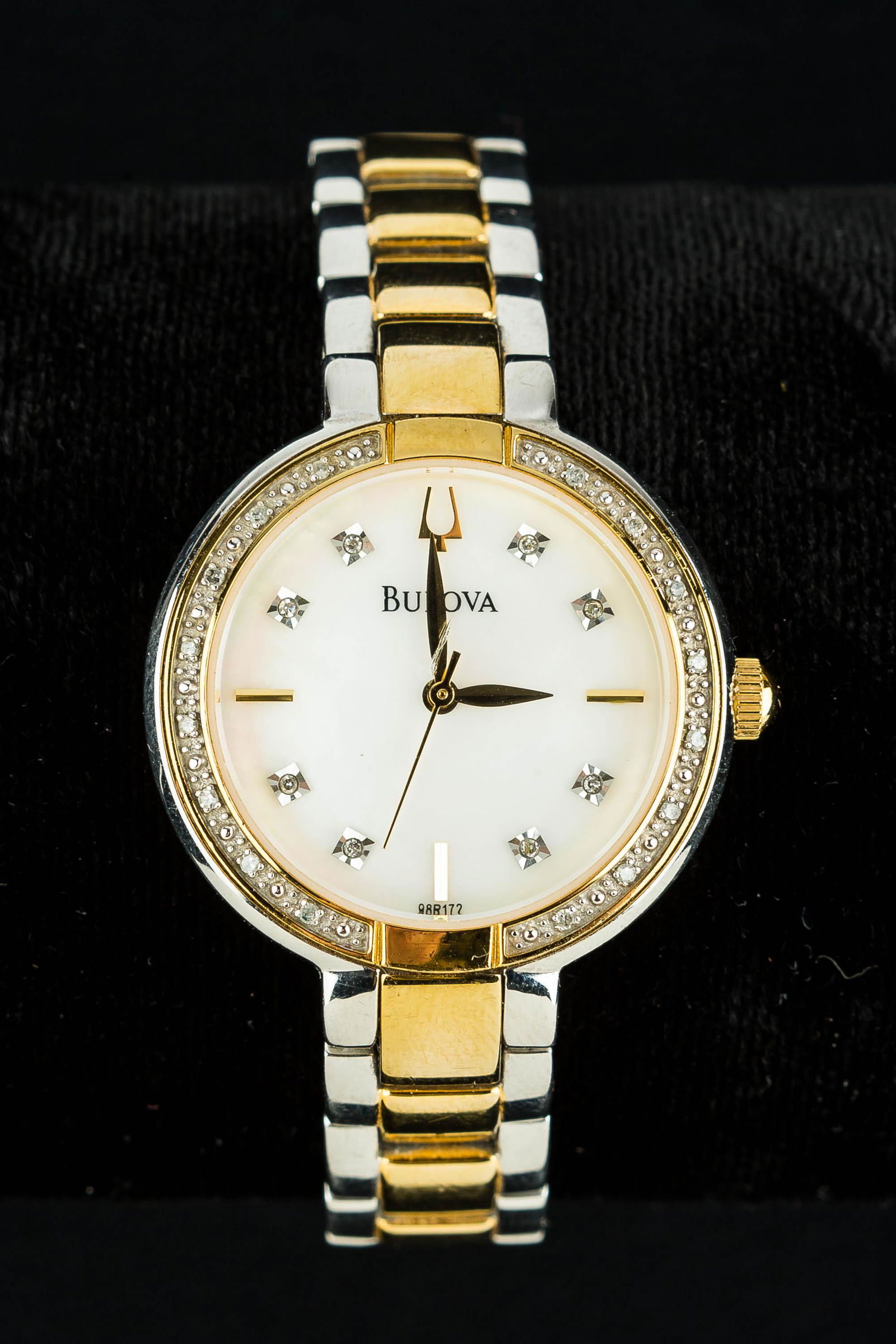 Bulova Diamond Bezel Ladies Watch (1 of 3)