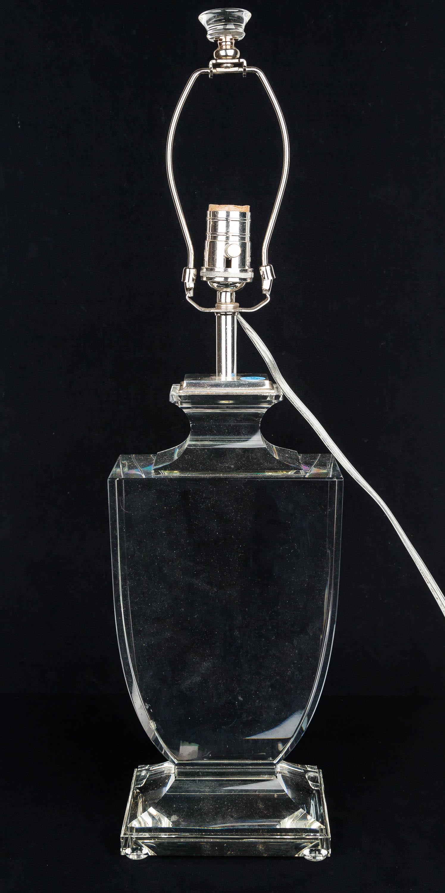 Restoration Hardware Crystal Lamp (1 of 4)