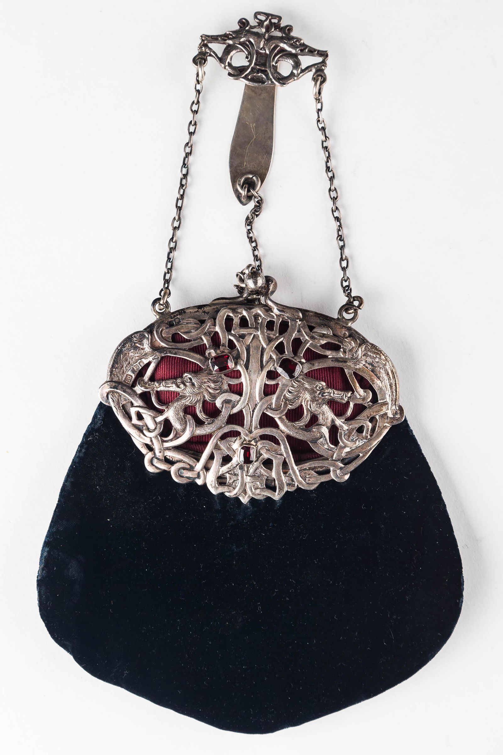 English Sterling Victorian Purse & Chatelaine. (1 of 8)