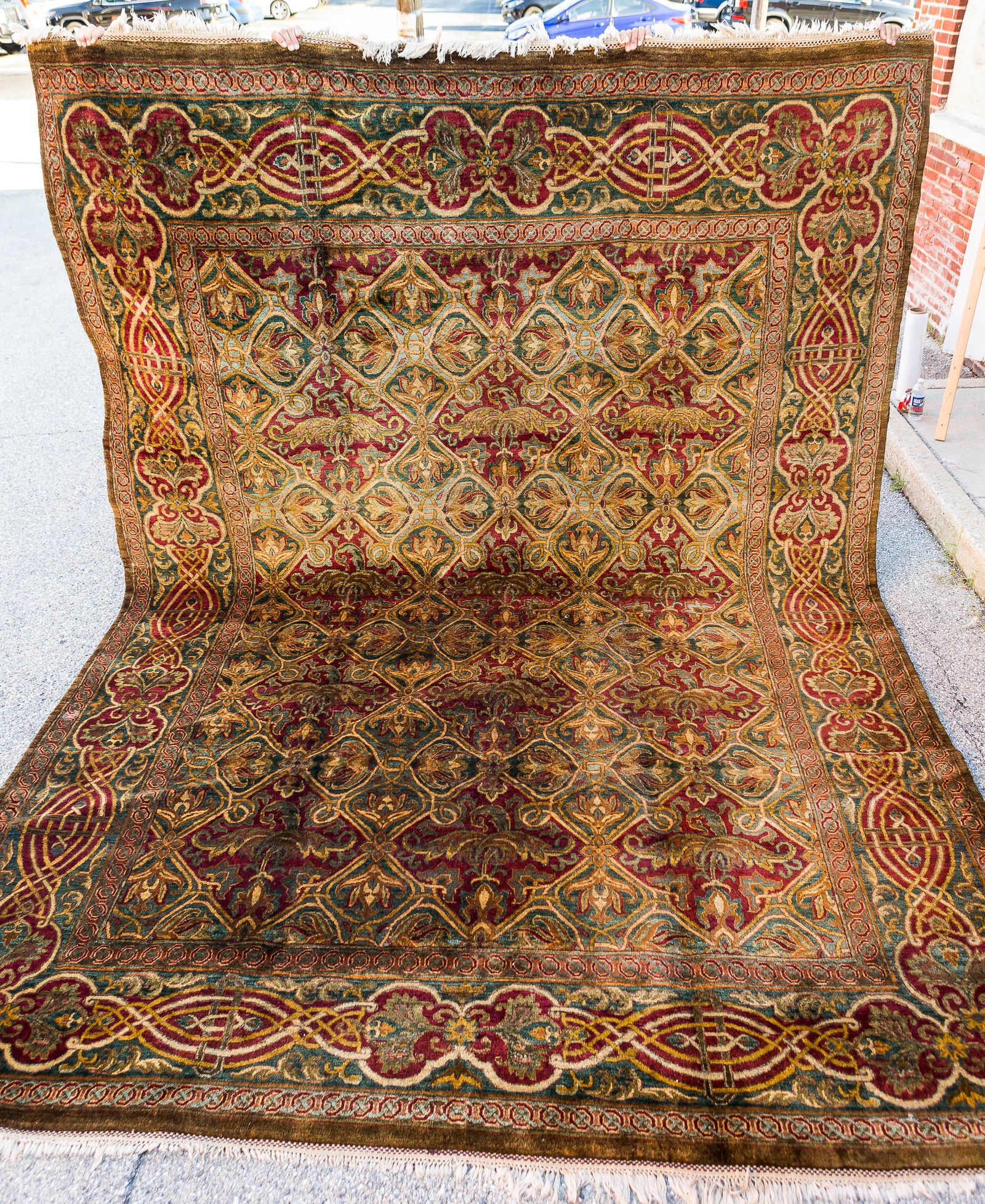 Large Hand Woven Oriental Carpet (1 of 5)
