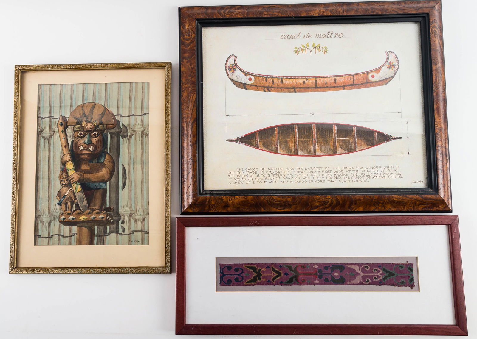 A. Johnson Watercolor and 2 Others (1 of 5)