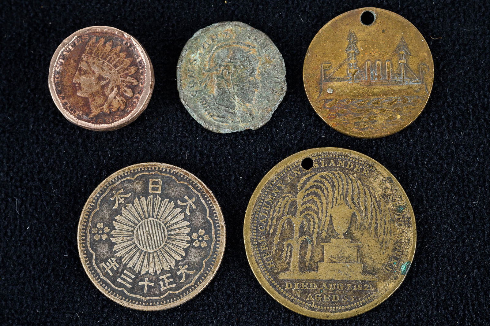 Victorian and Various Tokens and Coins (1 of 2)