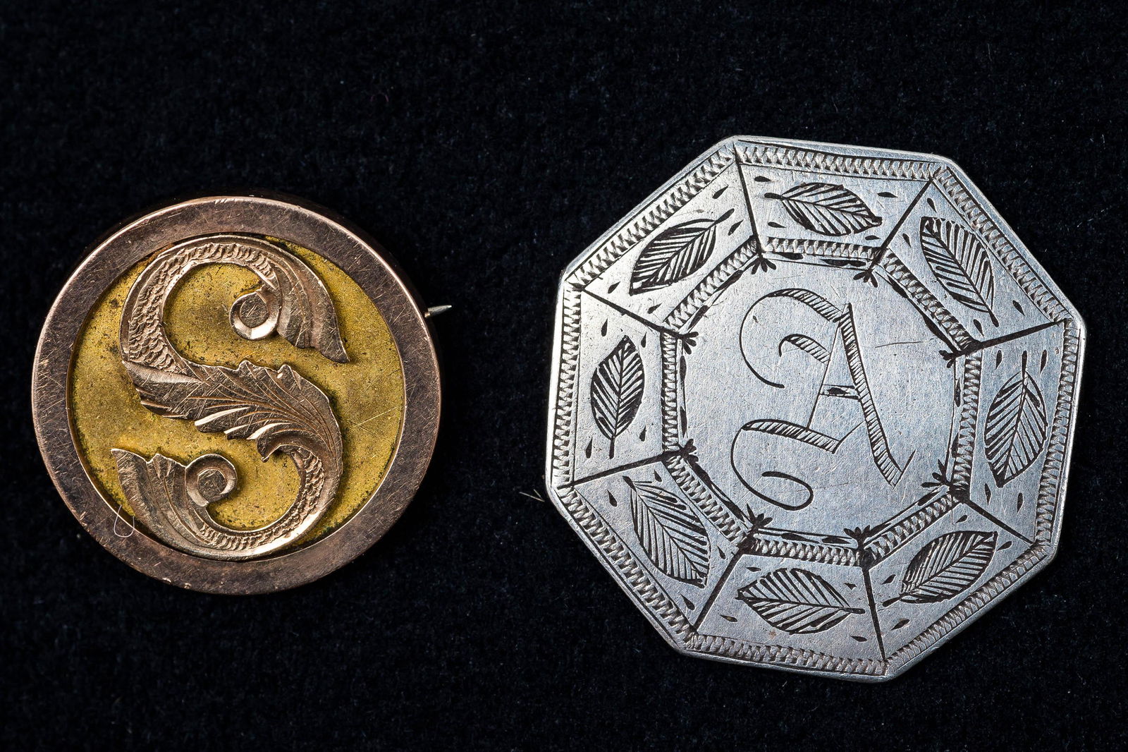 Victorian Love Token (2) Monogrammed (1 of 2)