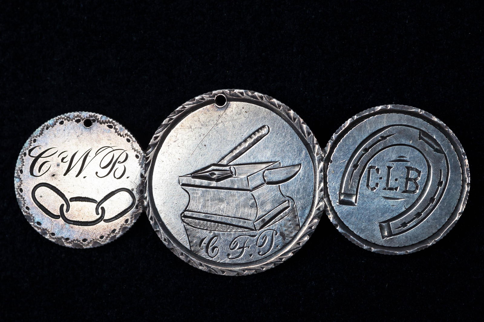 Victorian Love Token Fraternal Brooch (1 of 2)