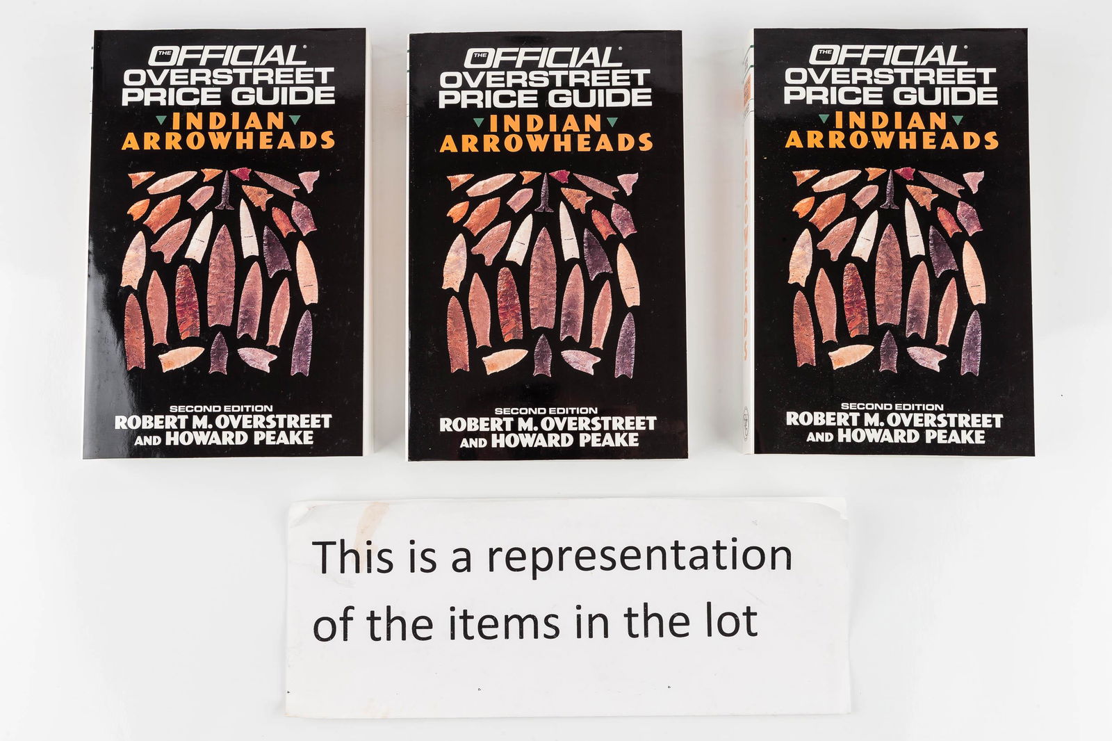 Indian Arrowheads Overstreet Guides (16) Signed (1 of 4)