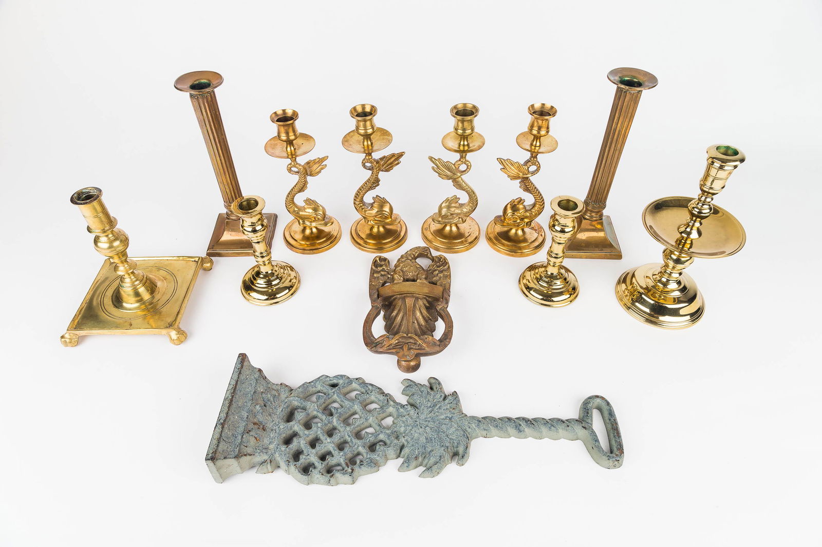 Antique and Colonial Williamsburg Brass (1 of 10)