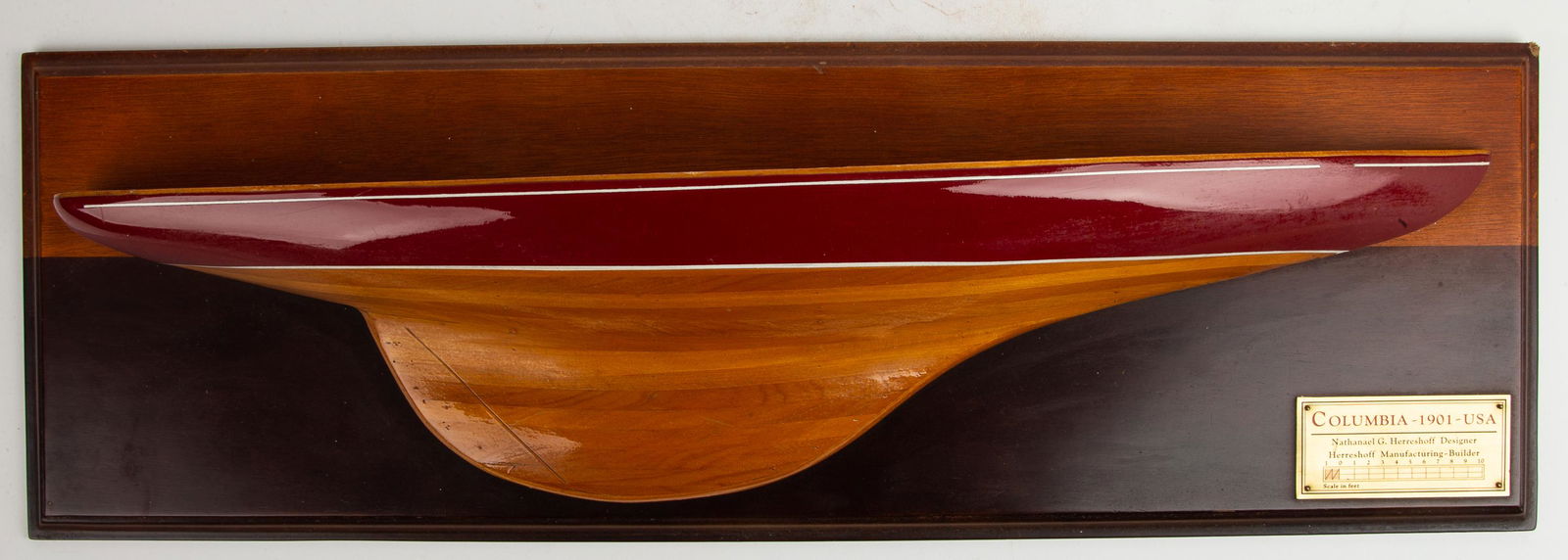 Columbia Half Hull Ship Model (1 of 5)