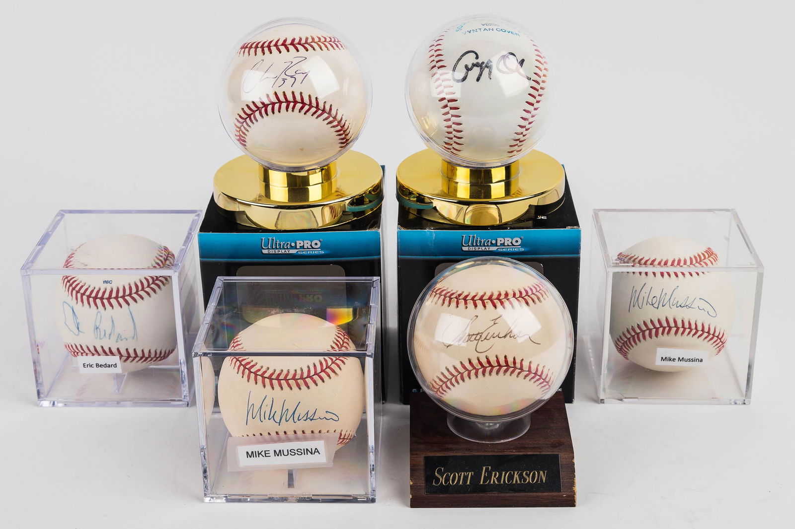 Six Orioles Pitcher Signed Baseballs (1 of 7)