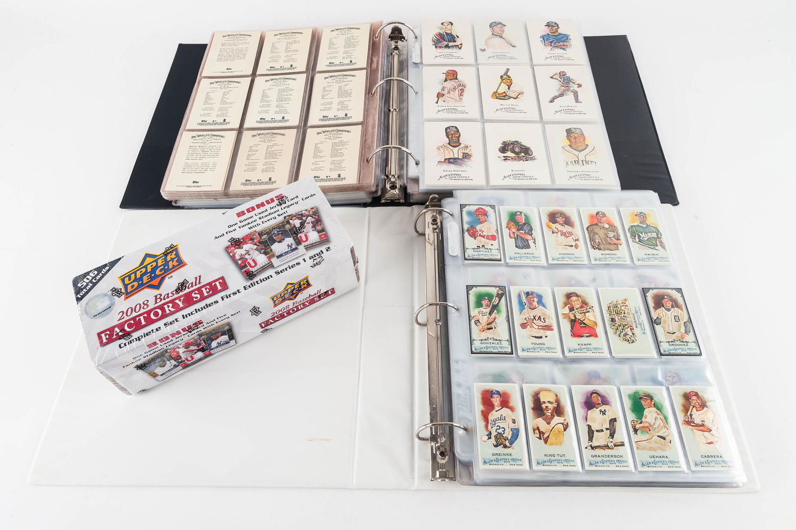 5 Allen & Ginter Partial & 2008 Upper Deck Set (1 of 5)