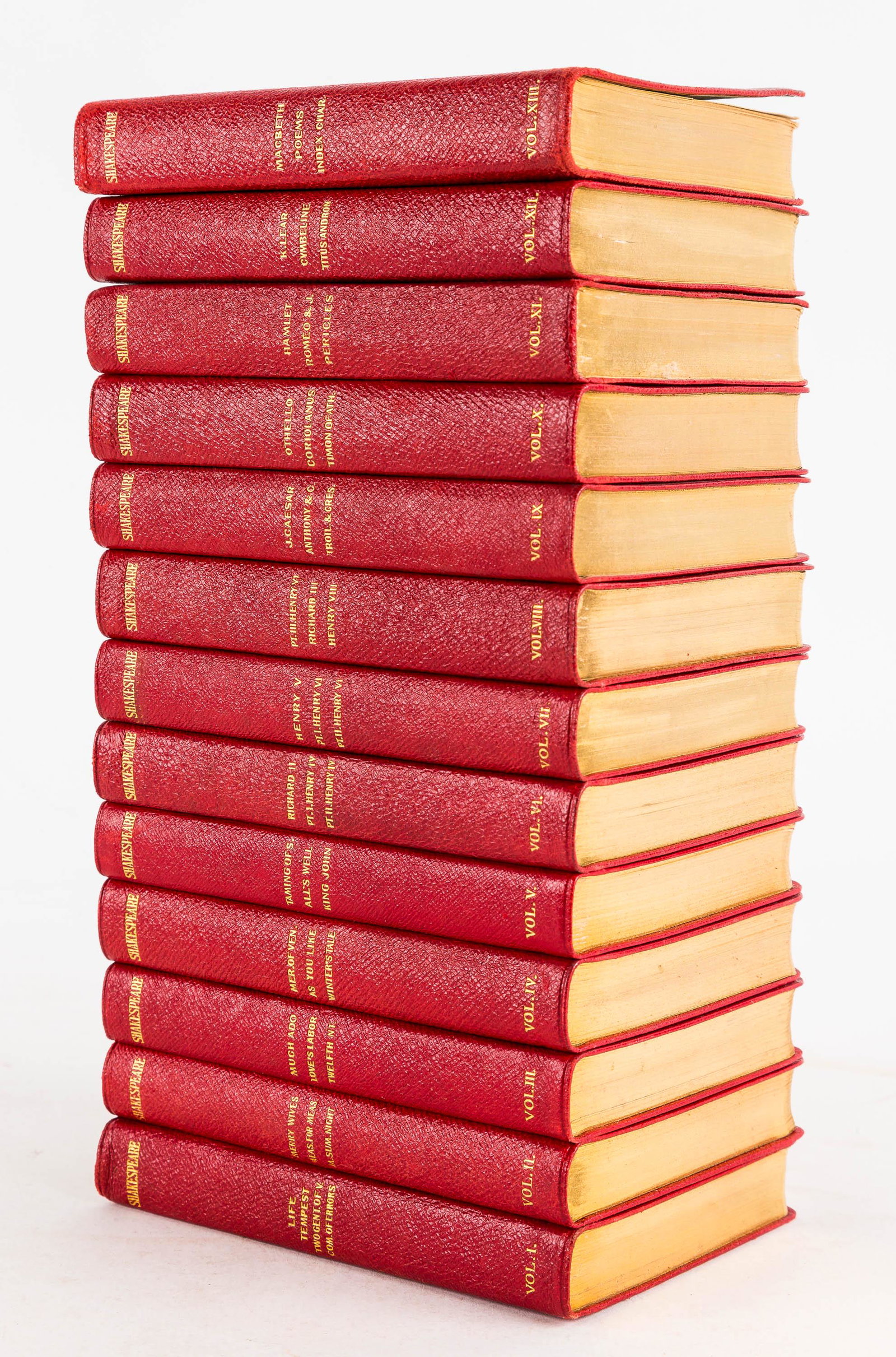 13 Book Set Complete Works of Wm. Shakespeare (1 of 4)