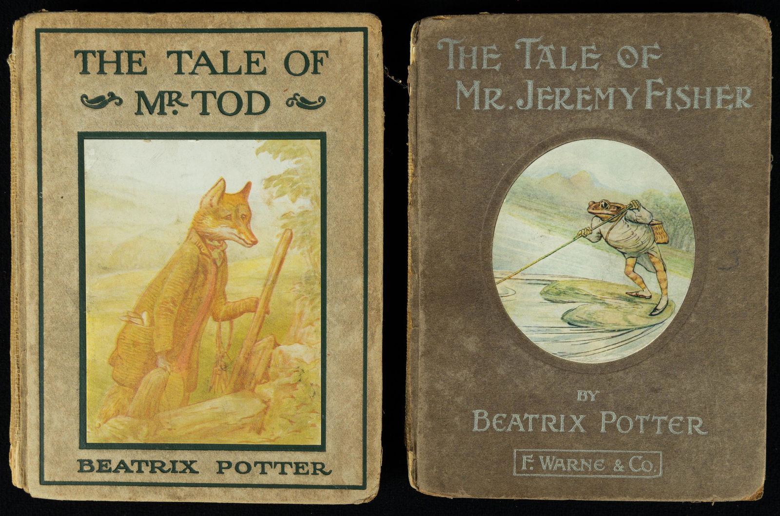 Two Early Beatrix Potter Books w/ Spine Loss (1 of 4)