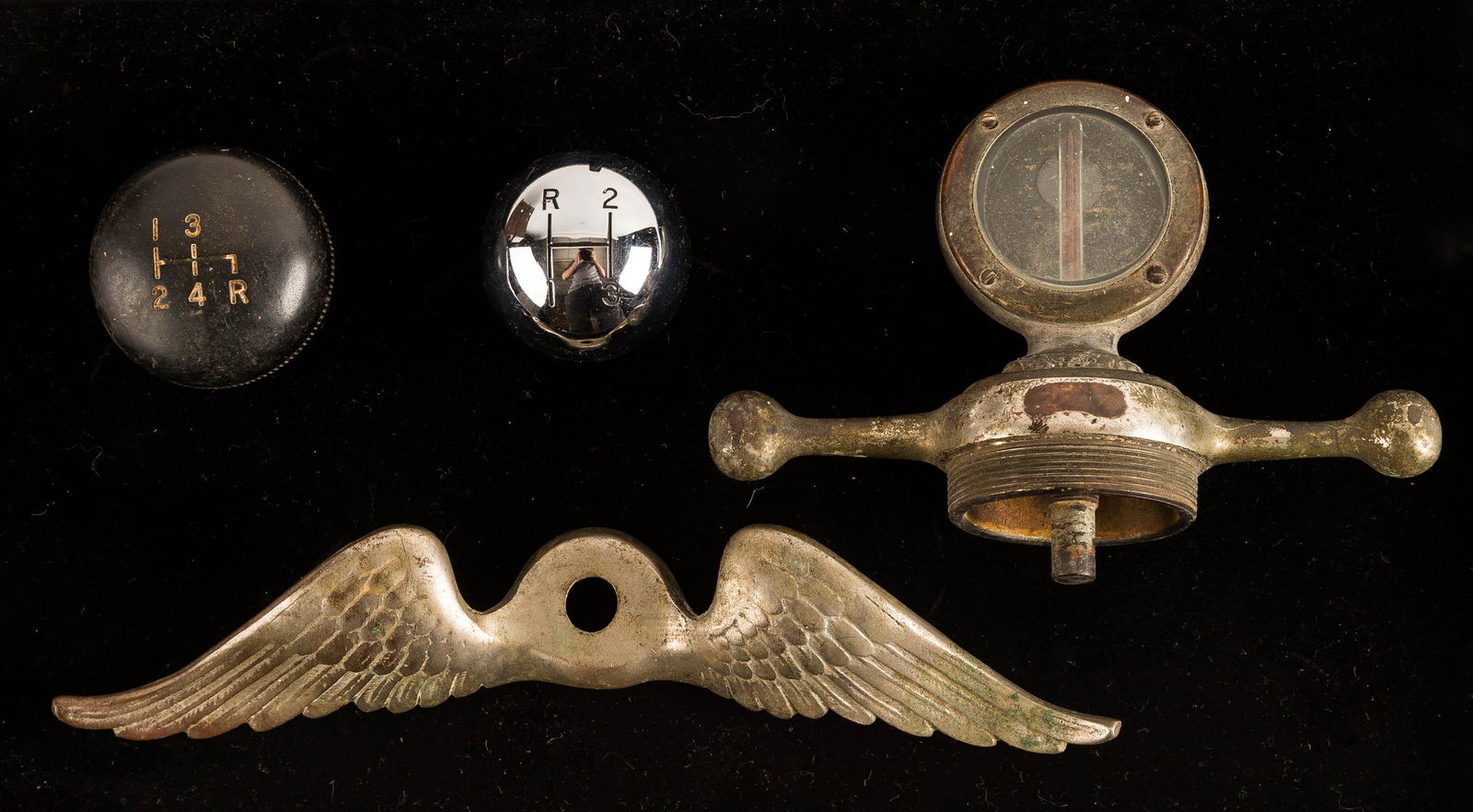 Vintage Automobile Hood Ornaments/Shifters (1 of 7)