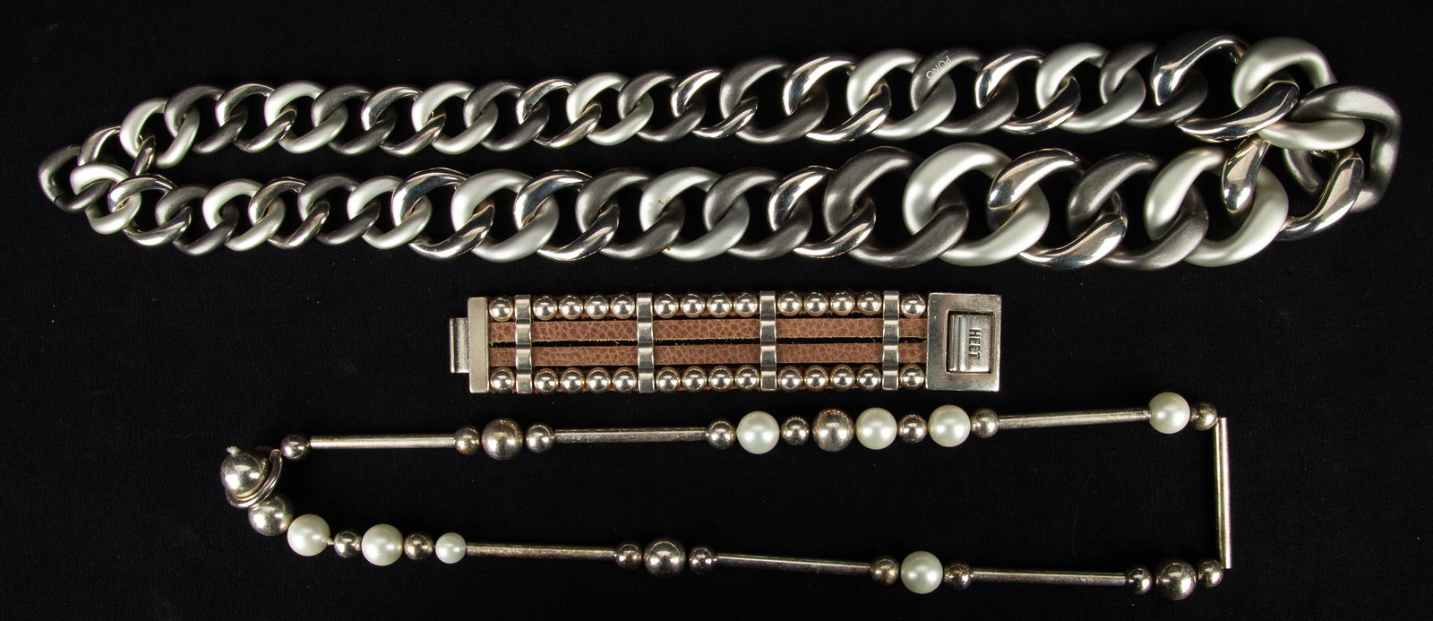 Silver Tone Necklaces & Bracelet (1 of 6)