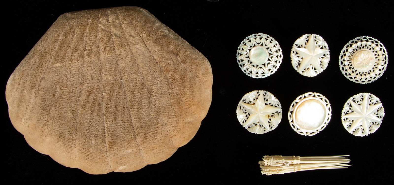 Mother of Pearl Pins (6) & More (1 of 4)