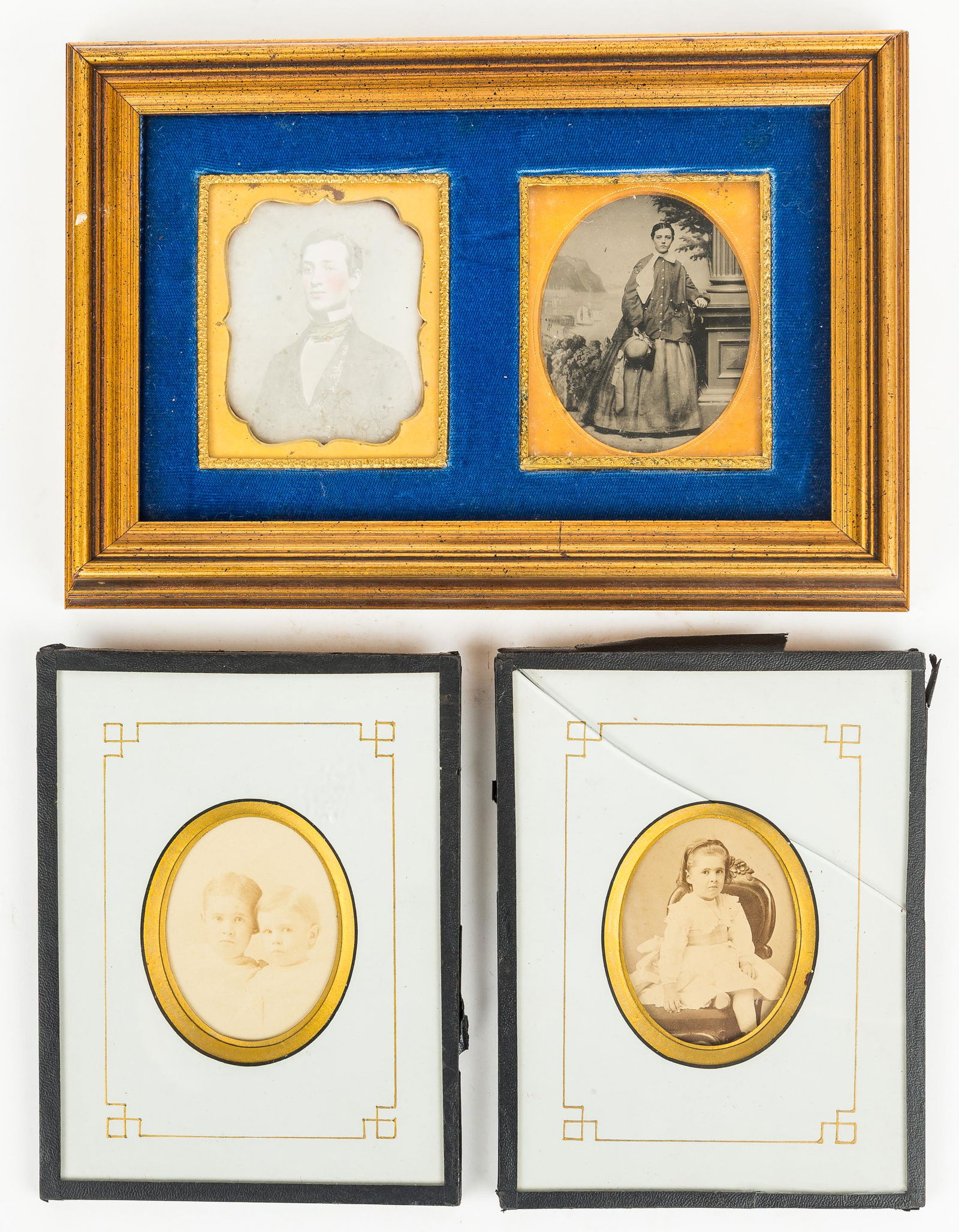 Tin Types (2) and Daguerreotypes (2) (1 of 9)