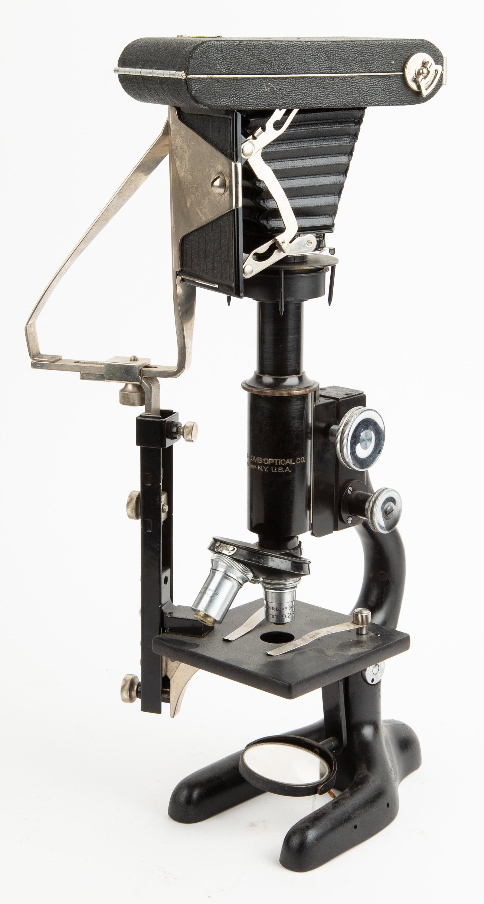 Bausch & Lomb Microscope w/ Kodak Jr. 620 Attached (1 of 6)