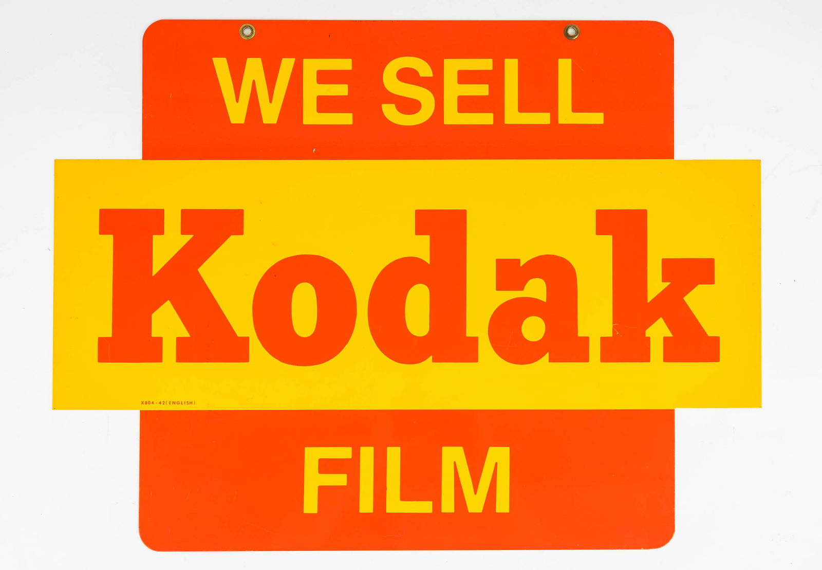 Double Sided "We Sell Kodak Film" Sign (1 of 7)