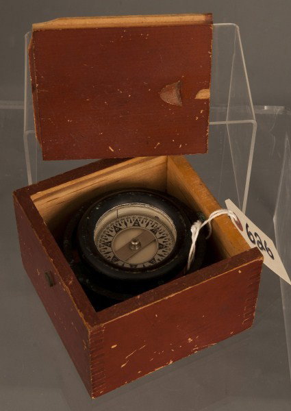 Military Compass: Wilcox Critenden and Company Compass with a box
