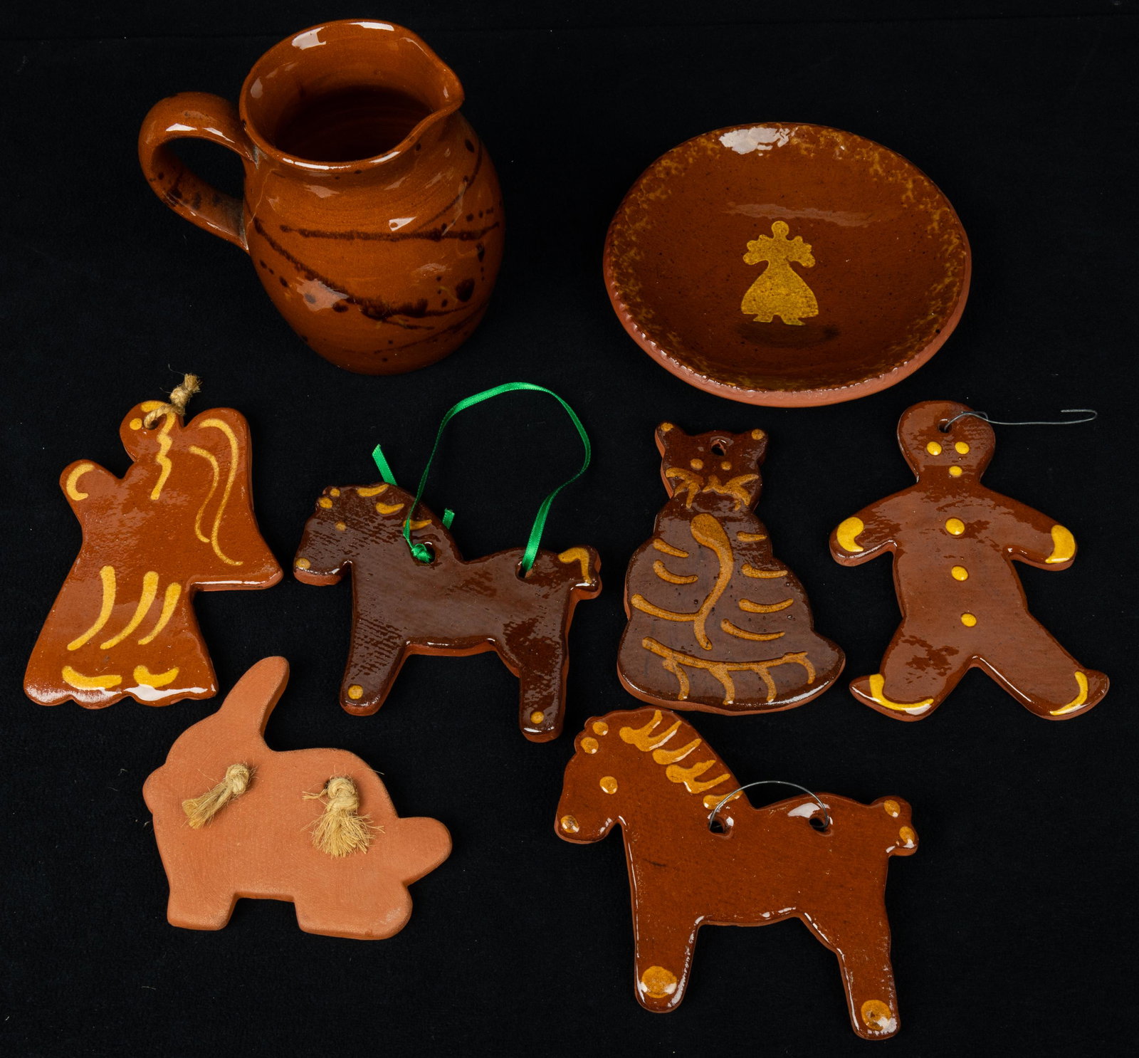 Artisan Redware Grouping (1 of 8)