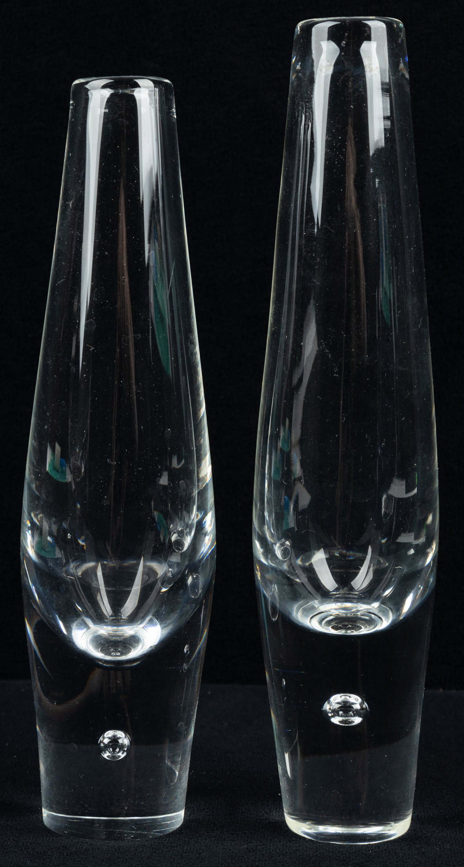 Steuben Teardrop Bud Vases (Set) (1 of 5)