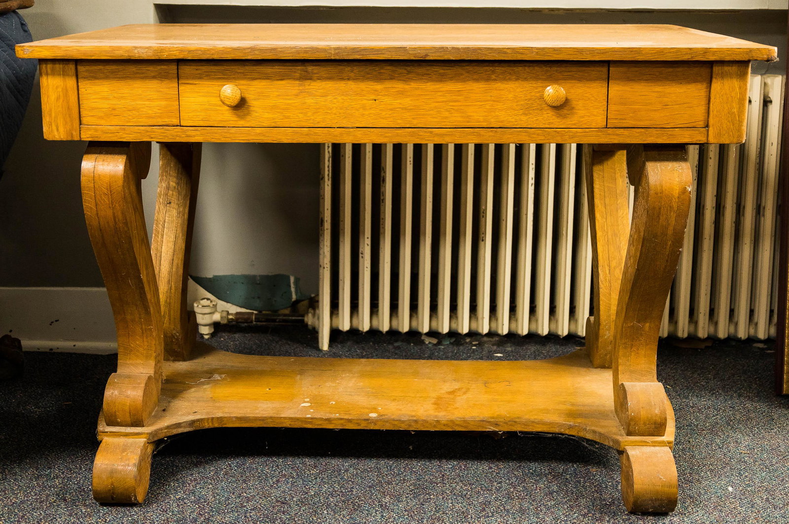 Oak Library Desk (1 of 3)
