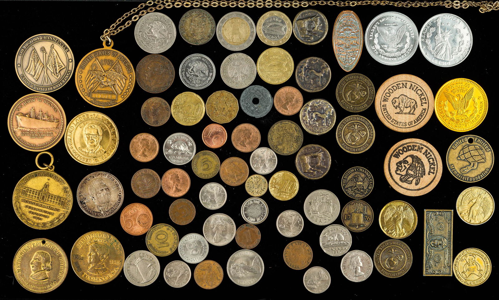 Foreign Coin, Tokens, Masons, Commemorative Tokens (1 of 4)