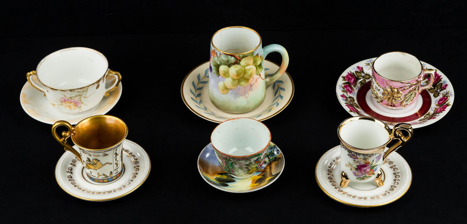 Vintage Tea / Demitasse Cups & Saucers (1 of 7)