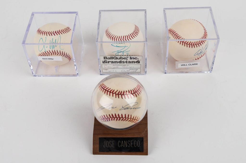 Signed Baseballs (4) (1 of 5)