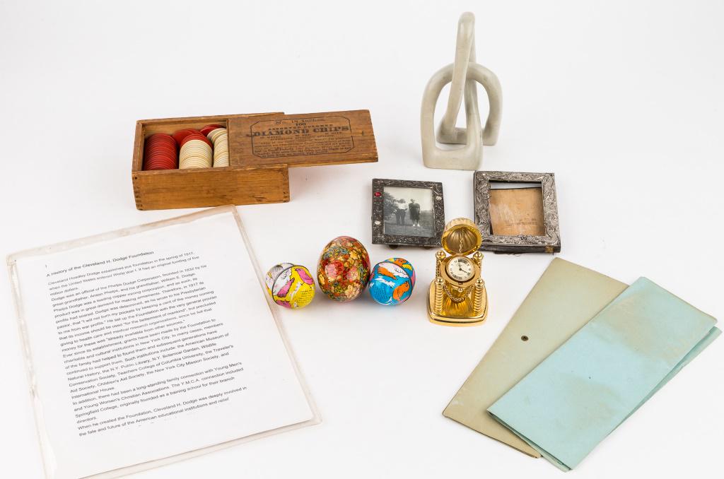 Poker Chips, Eggs, Mine Certificates, Misc (1 of 8)