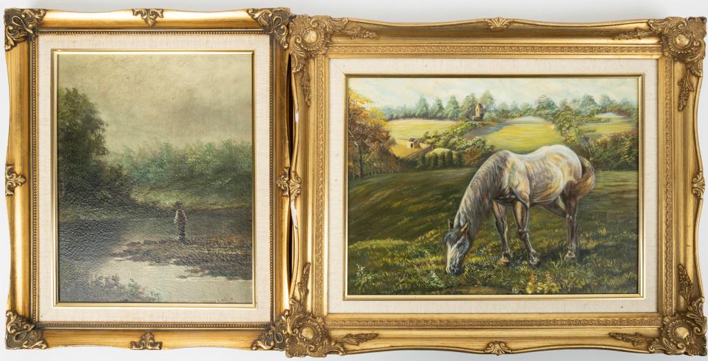 H. Lee Oil Painting and Another (1 of 5)