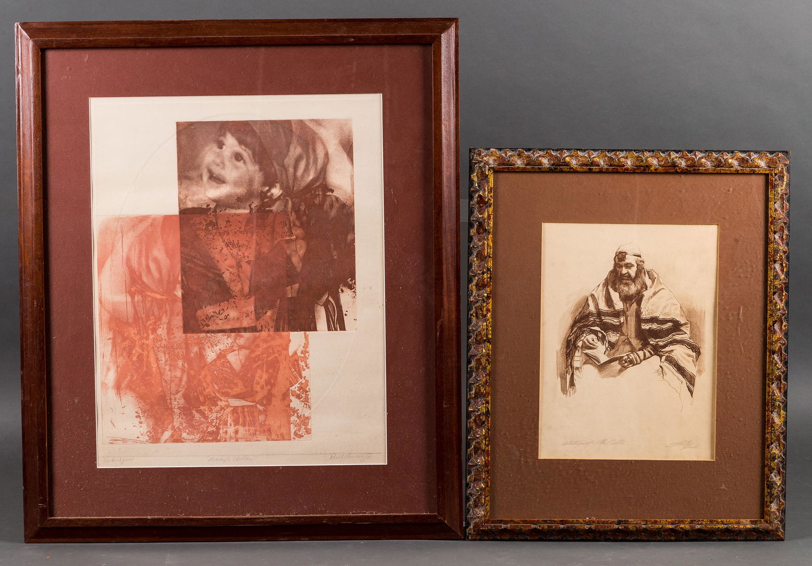 Artist Proofs (2) Framed, Signed (1 of 3)