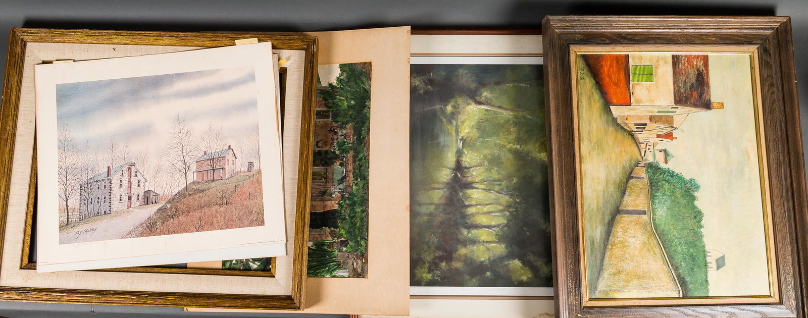 Artwork Grouping / Large Prints, Oil & Watercolor (1 of 5)