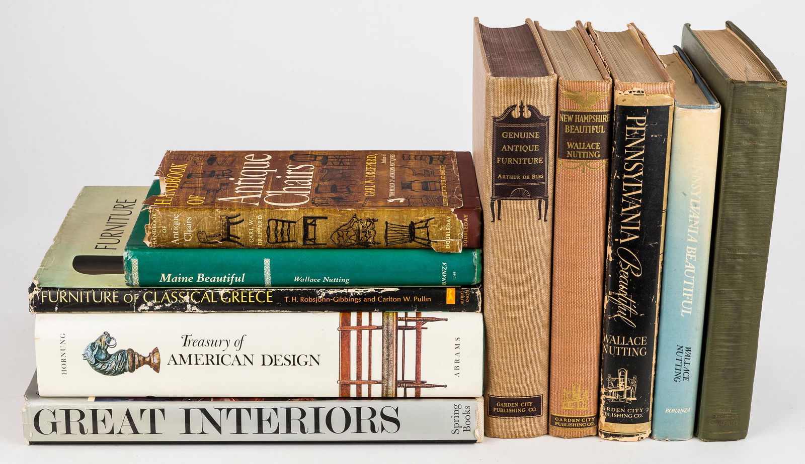 Wallace Nutting States, Design, Furniture Books. (1 of 3)